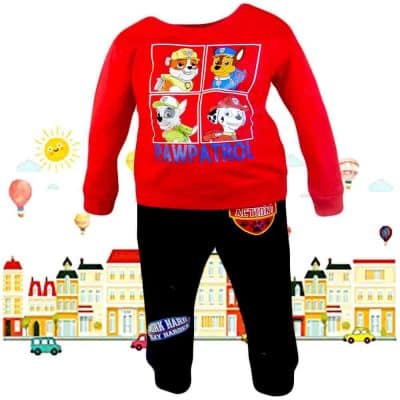 Hainute pentru copii. Trening bumbac Patrula Catelusilor