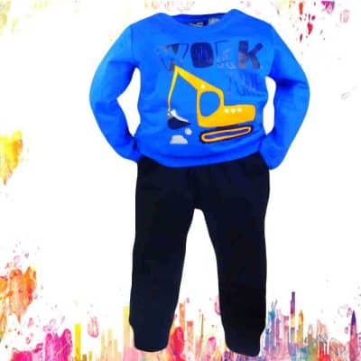 Imbracaminte baieti. Trening bumbac Excavator