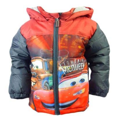 Haine groase copii. Geaca de iarna Cars