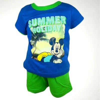 Imbracaminte bebelusi colorata, set Mickey