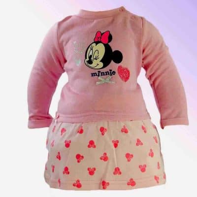 Haine pentru bebelusi fete. Rochita Minnie Mouse