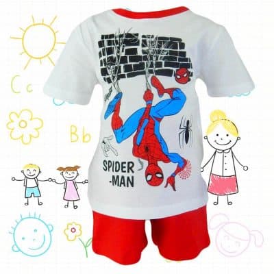 Haine copii – Compleuri de vara baieti Spiderman