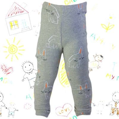 Colanti fete cu iepurasi. Haine fetite