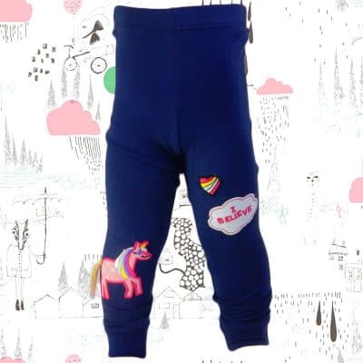 Haine fete. Colanti fetite cu Unicorn