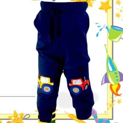 Pantaloni de trening copii cu Tractoare