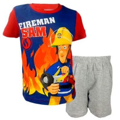Set baieti de vara cu Pompierul Sam