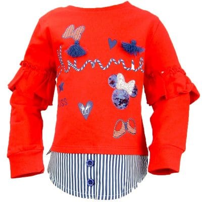 Alege bluza pentru fete cu Minnie Mouse