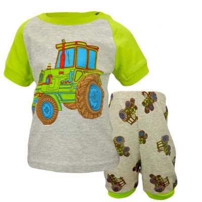 Alege set baieti de vara cu tractor