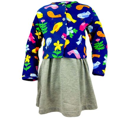 Alege set fetite cu rochie si pulover