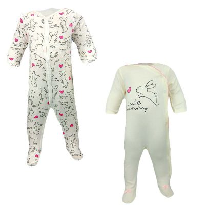 Salopeta pentru bebe fete – Set 2 bucati