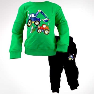 Alege set pentru baieti cu tractoare