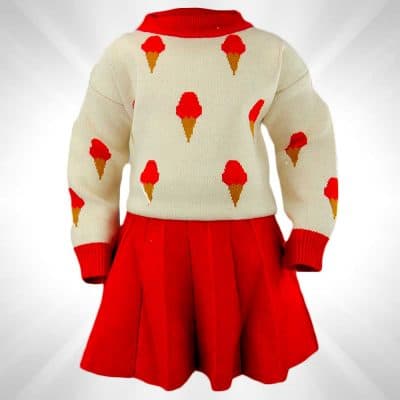 Bluza si fusta fetite