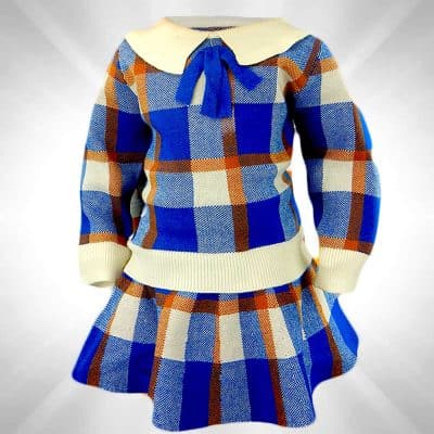 Compleu chic fete. Set bluza si fusta