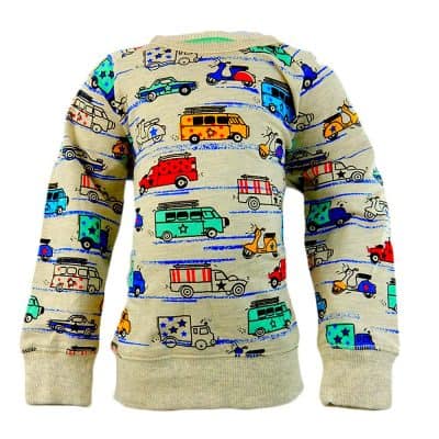 Bluza baieti cu masinute