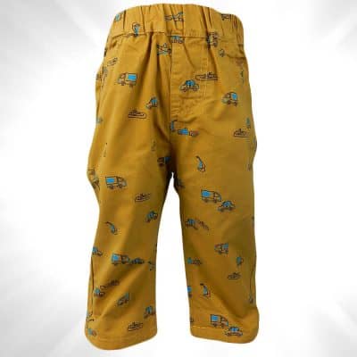 Pantaloni pentru baieti cu masinute
